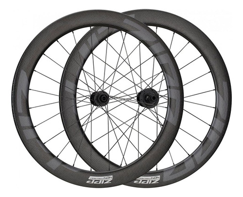 Juego Ruedas De Ruta Zipp 404 Fc Carbono Clincher Tubeless Gris Oscuro