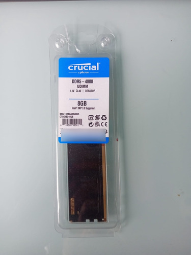 Memoria Ram Crucial 8gb 4800mhz