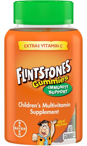 Flintstones Picapiedras Vitaminico Niños 60 Gomitas Eg V36