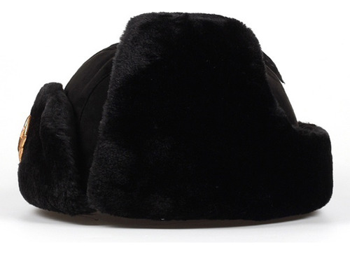 Gorro De Piloto Ruso Con Emblema Ushanka Para Invierno, Orej