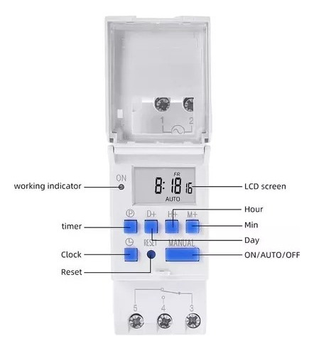 // Interruptor Digital 16a Temporizador Programable 110v