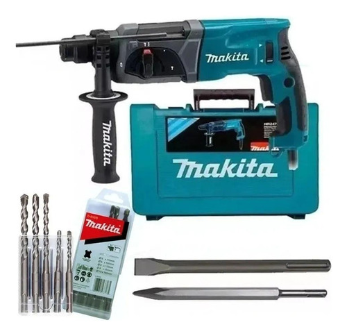 Martelete Combinado Sds Plus Hr2470 800w Makita+acessórios