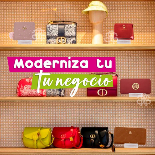 Paquete 5 Pz Exhibidor Chico De Carteras Acrilico 1 Espacio
