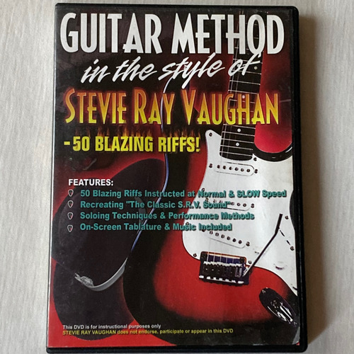 Método De Guitarra: In The Style Of Stevie Ray Vaughan Dvd (Usado)
