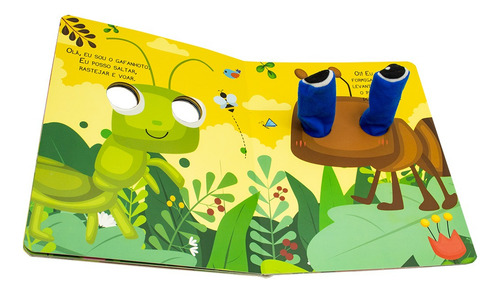 Livro Insetos Divirta-se Com Olhinhos Dedoches Brijbasi Art Press Ltd Edição 1 Português 2024 Todolivro