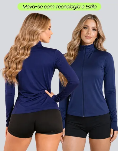 Jaqueta Feminina Corta Vento Ultra Leve Casaco Fitness