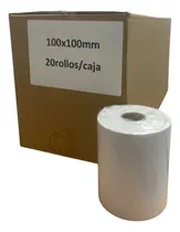 Comprar Etiquetas Termicas Autoadhesivas 10x10 Cm (20 Rollos)