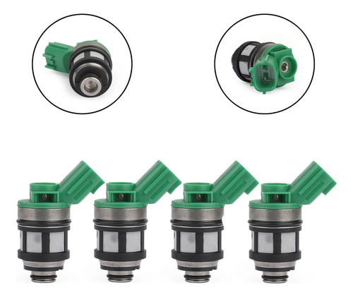 4 Inyectores De Combustible Para Nissan Frontier 2.4l 98-04