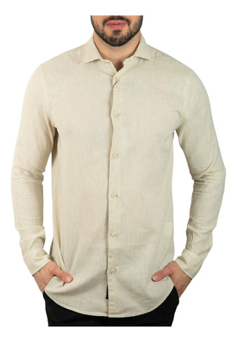 Camisa Aramis Linho Areia