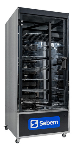 Máquina De Assar Frango E Carnes Grill Giratória 120kg Sebem