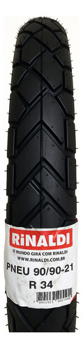 Pneu Rinaldi R34 Trail 90/90-21 Xre 300 Xr 250 Sahara Lander