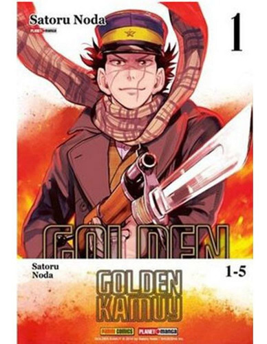 Kit Golden Kamuy Vols. 1-5, de Satoru Noda. Série Não aplica Editora Panini, capa mole, edição única em português