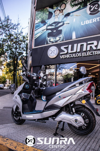 Moto Electrica Sunra Hawk Automatica Urbana + Casco / E