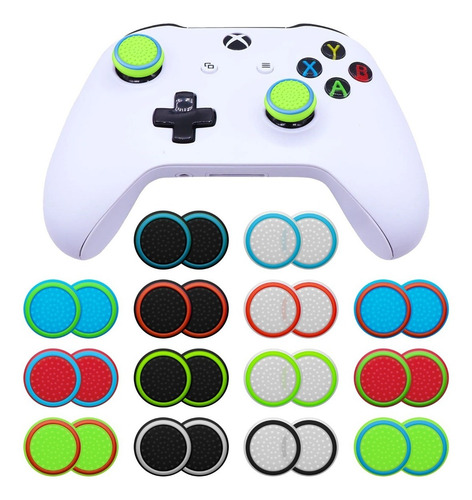 Pack 60 Grips Silicón Para Xbox One X S Ps5 Joystick Goma