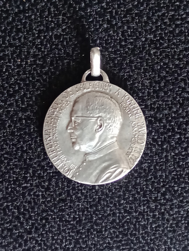 Medalla Plata 925 José María Escriva De Balaguer Opus Dei (Usado)