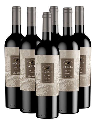 Vino La Celia Elite Malbec 750cc Caja X6