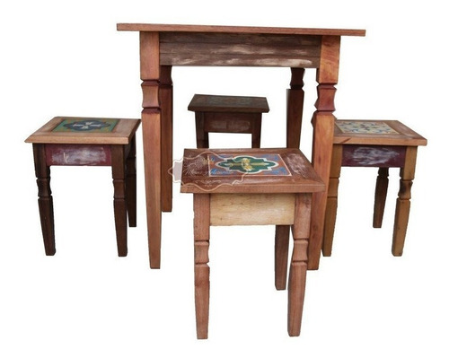 Imagem 3 de 10 de Mesa Ladrilho 80 Cm X 80 Cm fabricação Própria cozinha Lucho