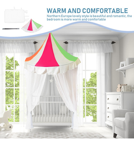 Toldo De Cama Para Niños Pequeños, Cama Para Cuna, Red Semic