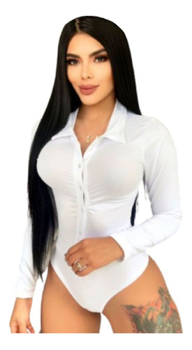 Camisa Blanca Mujer Blusa De Botones Para Dama