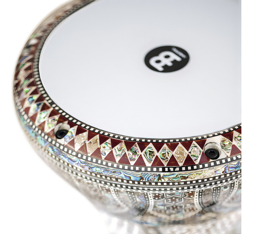 Tambor de palácio com mosaico azul pérola egípcio Meinl Aeed3 Doumbek