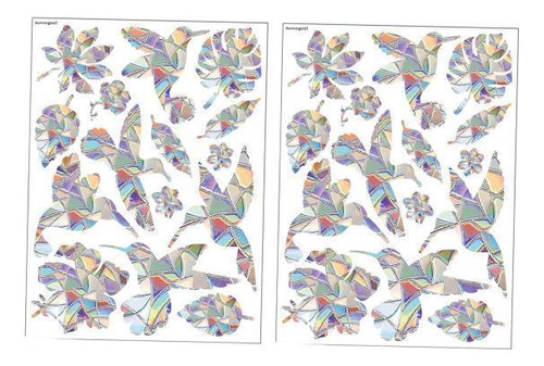 3 X 2 Piezas De Calcomanías De Ventana Anticolisión Para