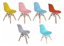 Comprar Silla De Niños Eames Estilo Retro De Madera Colores