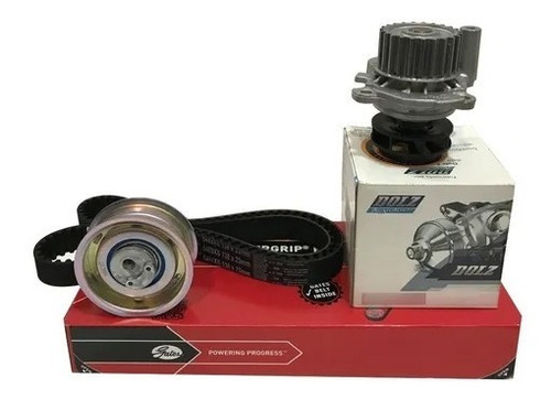 Kit Distribución Gates + Bomba De Agua Dolz Vw Bora 2.0 8v