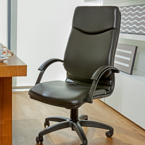 Imagen 9 de 10 de Sillón De Oficina Electra Alto Total Black Diseño Rossi