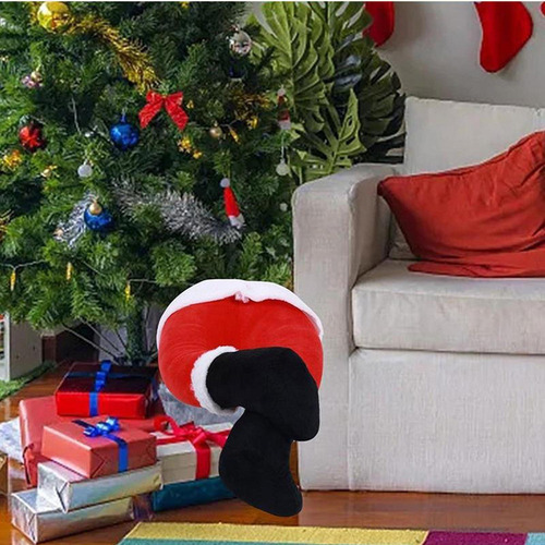 Piernas De Felpa De Papá Noel, Pierna Rellena Divertida,