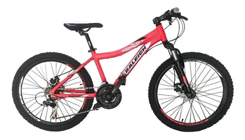 Bicicleta Raleigh Scout Rod 24 Alum 21 Vel Disco Mecanico Rojo Xs