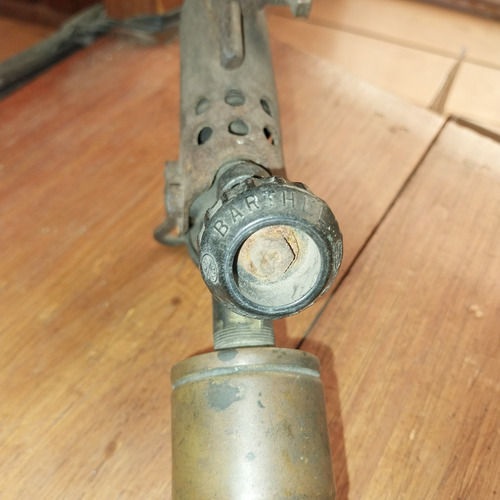 Antiguo Soplete A Kerosene Barthel Germany De Bronce (Usado)