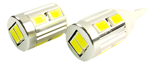 2 X T10 168 194 W5w Samsung 10 Smd Led Frontal Lateral Marca