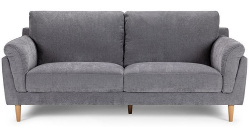 Sofa Rosen Wigmore Tela 3 Cuerpos Gris