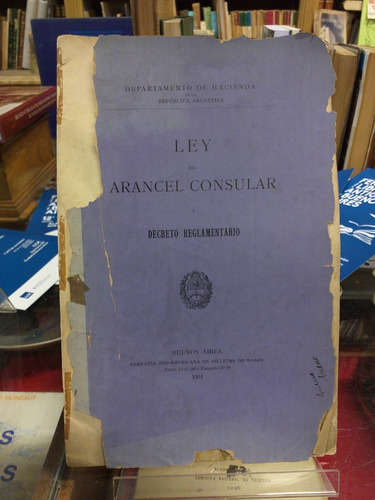 Ley De Arancel Consular - Departamento De Hacienda 
