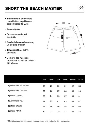 Short Malla De Baño Estampada Luxo Dalia 3