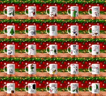 Comprar 30 Diseños Digitales Png Navidad Florks Taza 11oz Sublimacio