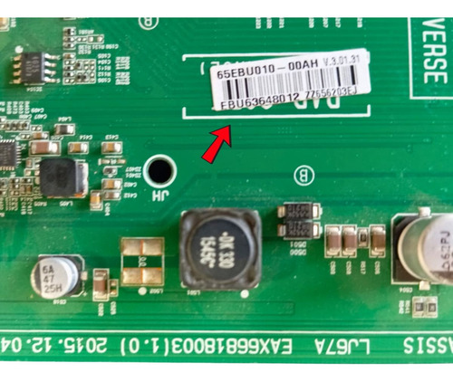 Placa Pci Principal Tv Lg 49lh 5150 Cód. Eax 66818003 (1.0)
