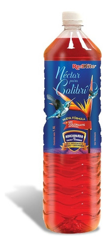 Nectar Para Colibri Natural Sin Colorante 1.5 Litros Redkite