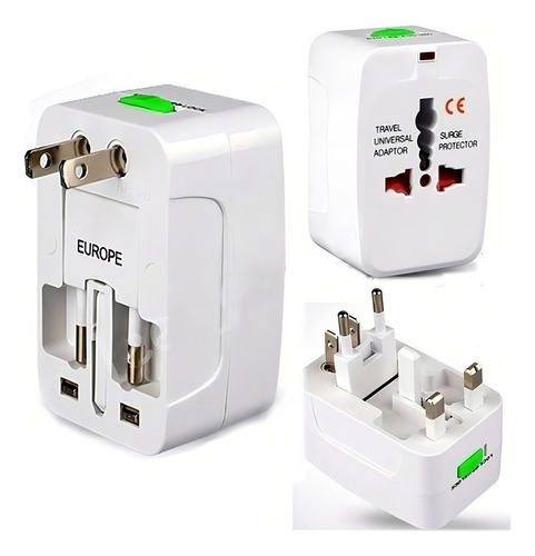 Adaptador Viajero Internacional Zona Obelisco Todo En Uno