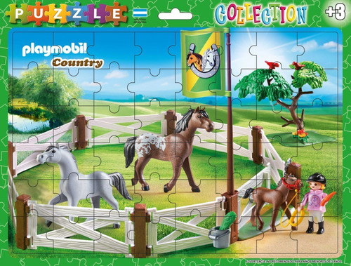 Puzzle Rompecabezas Playmobil Country X48 Piezas