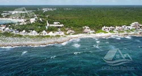 Terreno En Venta Frente Al Mar  Akumal Riviera Maya B-ihzl4902