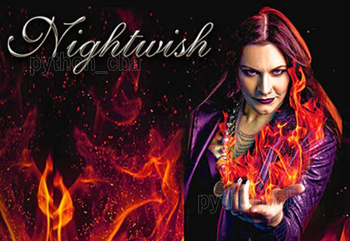 Pósters Nightwish - Metal Rock Sinfónico Floor Jansen 42x30