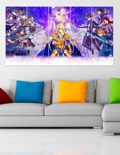 Cuadro Poliptico Sword Art Online: Alicization Canvas Art