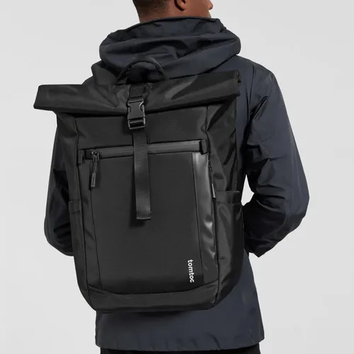 Mochila Enrollable Tomtoc 22 Litros (m) Para Notebook 15.6''