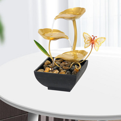 Fonte De Mesa De Relaxamento Pequena Cascata Alimentada Por