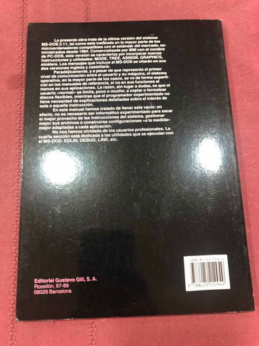 El Sistema Operativo Ms-dos Pc-dos. Politis, Vanryb. Gg (Usado)