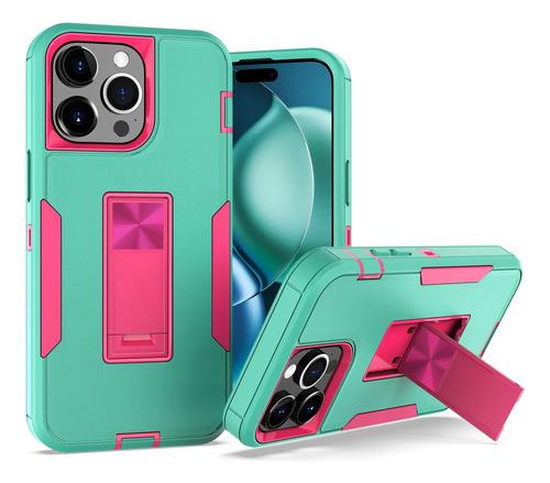 Funda Para iPhone 15 Pro Max Funciona C/soporte Magnetico_05