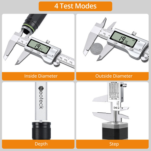 Calibrador Digital Neoteck 6 Pulgadas Acero Inoxidable Lcd