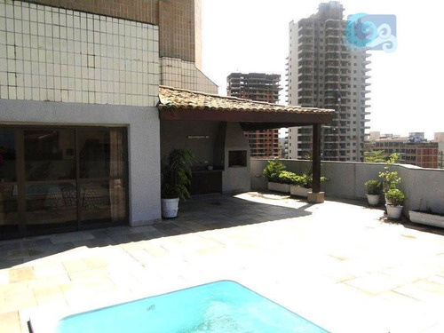 Imagem 5 de 14 de Cobertura À Venda, Praia Da Enseada - Restaurantes, Guarujá. - Co0297