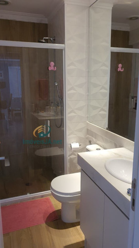 Imagem 6 de 10 de Excelente Apartamento Decorado - Venda - Edifício London Ville - 18 Do Forte Em Alphaville: 107m² - 03 Dorms - 02 Vagas - 690